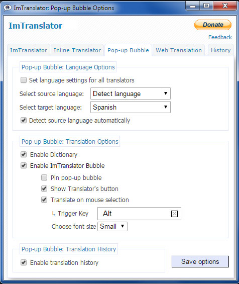 download the new version for apple ImTranslator 16.50