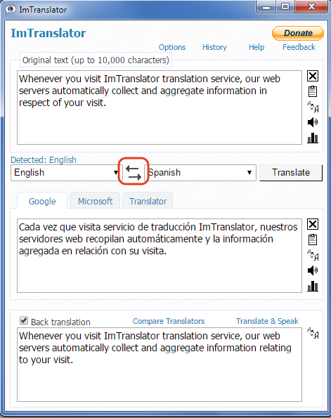 ImTranslator 16.50 download the new for android