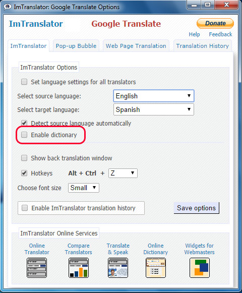 disable-dictionary | ImTranslator | ImTranslator