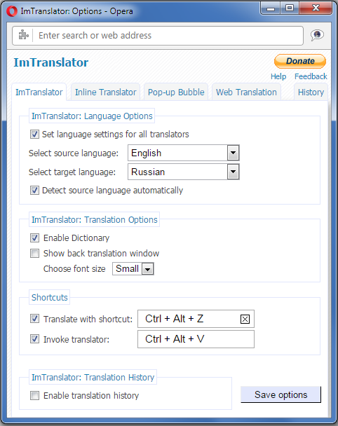 instal ImTranslator 16.50 free