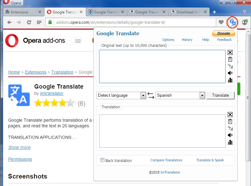 google translate download windows 7