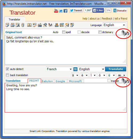 translate speech to text